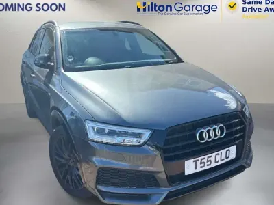 Begagnad Audi Q3 Black Edition 150 HK (110 kW) 2018 Grå SUV