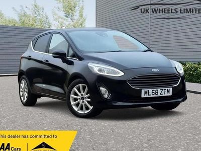 Usado Ford Fiesta Titanium 100 HP (73 kW) 2018 Preto Citadino