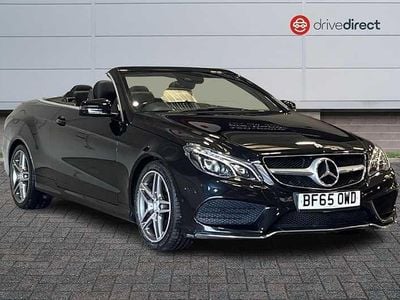 Used Mercedes E350 AMG line 258 HP (189 kW) 2015 Black Cabriolet