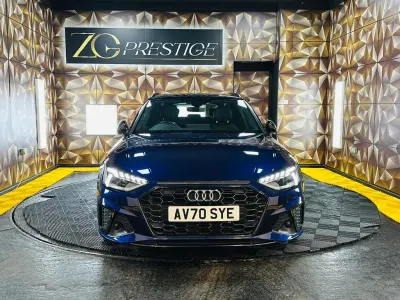 Used Audi A4 Black Edition 150 HP (110 kW) 2020 Blue Estate