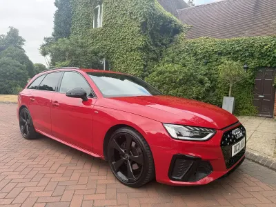 Used Audi A4 Black Edition 2021 Red Estate