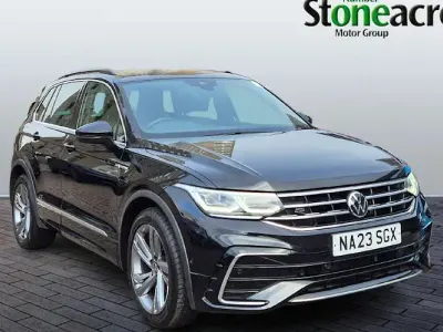 Used VW Tiguan R-line Edition 150 HP (110 kW) 2023 Black SUV