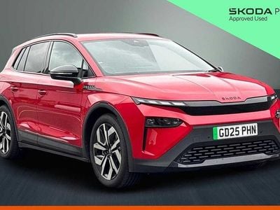 Velvet red Used 2025 Skoda Elroq SportLine SUV | £32,485 (Fair price)