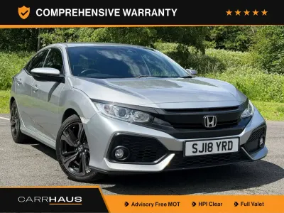Used Honda Civic SR 129 HP (94 kW) 2018 Silver Hatchback
