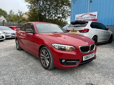 Used BMW 218 Sport Line 2015 Red Coupe
