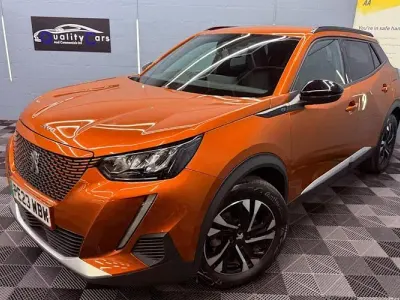 Used Peugeot e-2008 Allure+ 100 kW (136 HP) 2023 Orange SUV