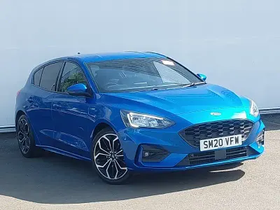 Used Ford Focus ST-Line X 125 HP (91 kW) 2020 Blue Hatchback