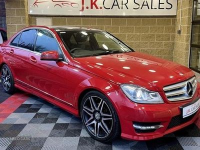 Red Used 2013 Mercedes C220 AMG Sedan | £7,995 (Expensive)
