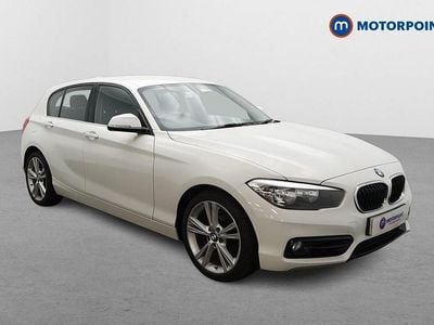 Used BMW 118 Sport Line 136 HP (100 kW) 2019 White Hatchback
