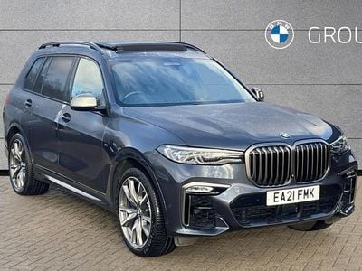 Arctic grey Used 2021 BMW X7 Comfort Edition SUV | £42,850