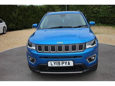 Begagnad Jeep Compass Limited 140 HK (102 kW) 2019 Blå SUV