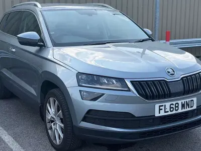 Used Skoda Karoq SE L 116 HP (85 kW) 2018 Grey SUV