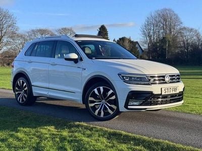 White Used 2017 VW Tiguan R-line SUV | £17,995 (Fair price)