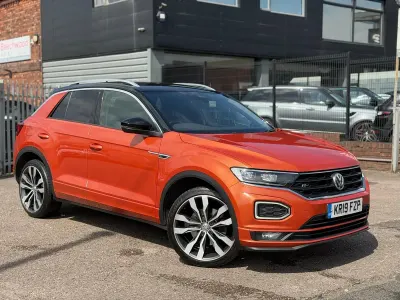 Used VW T-Roc R-line 150 HP (110 kW) 2019 Orange SUV