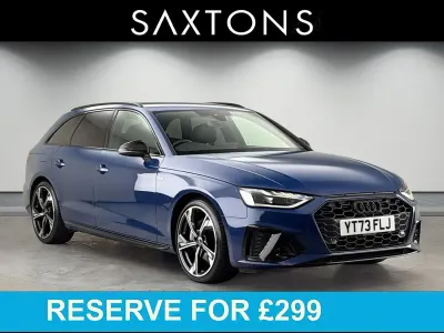 Used Audi A4 Black Edition 204 HP (150 kW) 2023 Ascari blue metallic Estate