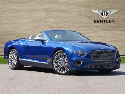 Used Bentley Continental GT Convertible Mulliner 2021 Blue Cabriolet