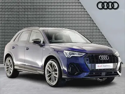 Used Audi Q3 Black Edition 150 HP (110 kW) 2022 Blue SUV