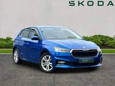 Used Skoda Fabia SE L 108 HP (79 kW) 2022 Blue Hatchback