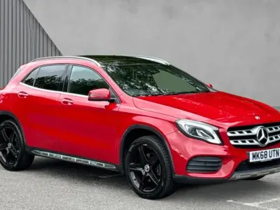 Used Mercedes GLA220 AMG line 177 HP (130 kW) 2018 Red SUV