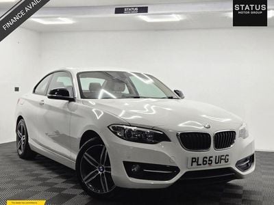 White Used 2015 BMW 218 Sport Line Coupe | £9,995 (Fair price)