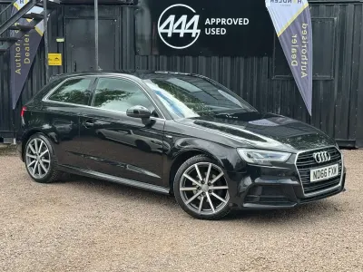 Used Audi A3 S-Line 2016 Black Hatchback