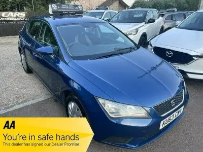 Used Seat Leon 110 HP (80 kW) 2013 Blue Hatchback
