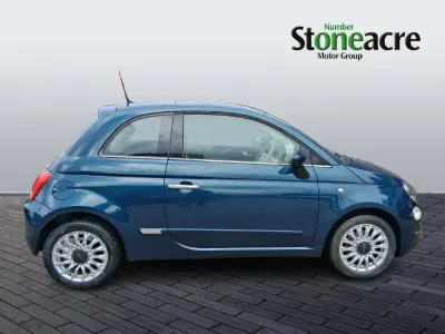 Used Fiat 500 Lounge 69 HP (50 kW) 2016 Blue Hatchback