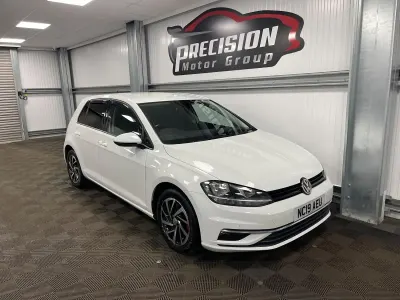 Used VW Golf VII Match 115 HP (84 kW) 2019 White Hatchback