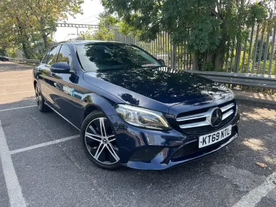 Used Mercedes C220 Sport Edition 2019 Blue Sedan