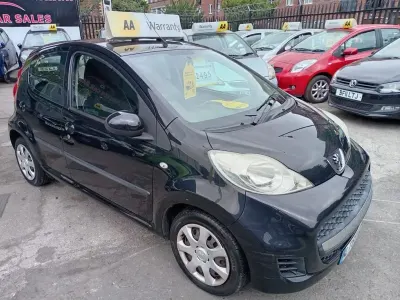 Used Peugeot 107 68 HP (50 kW) 2009 Black Hatchback