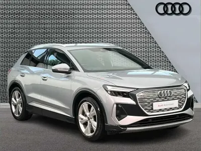 Used Audi Q4 e-tron S-Line 150 kW (204 HP) 2021 Silver SUV