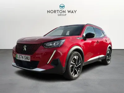 Second-hand Peugeot e-2008 Allure+ 98 kW (134 CP) 2024 Roșu SUV