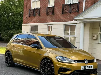 Used VW Golf VII R 2017 Yellow Hatchback