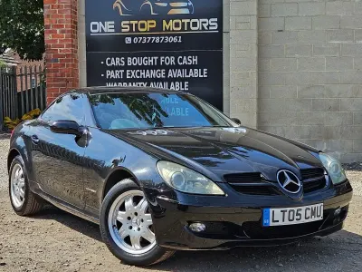 Used Mercedes SLK200 2005 Black Cabriolet