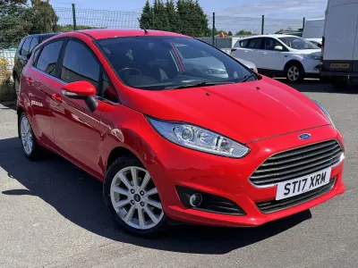 Used Ford Fiesta Titanium 2017 Red Hatchback
