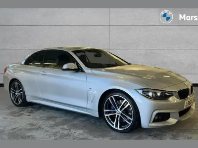 Used BMW 420 Cabriolet M Sport 184 HP (135 kW) 2018 Glacier silver metallic Cabriolet