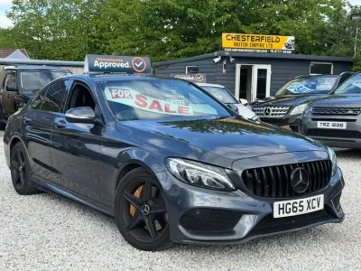Usado Mercedes C250 AMG line 2015 Cinzento Sedan