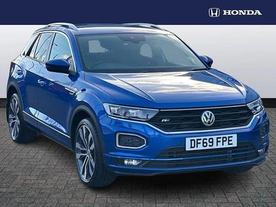 Used VW T-Roc R-line 187 HP (137 kW) 2020 Blue SUV