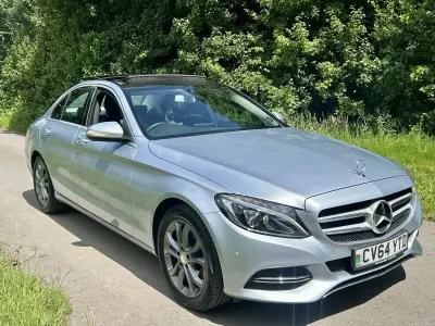 Używany Mercedes C200 Premium 185 KM (136 kW) 2014 Srebrny Sedan/Limuzyna