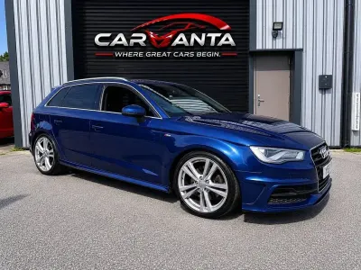 Used Audi A3 Sportback S-Line 184 HP (135 kW) 2015 Blue Hatchback