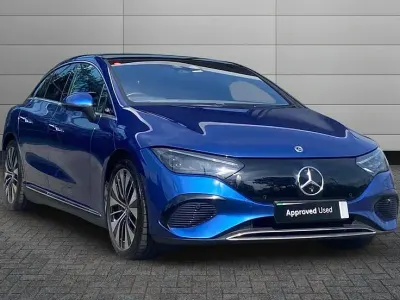 Used Mercedes EQE350 Exclusive Luxury 214 kW (292 HP) 2022 Blue Sedan