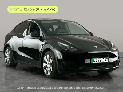 Begagnad Tesla Model Y Long Range AWD 378 kW (514 HK) 2022 Svart SUV