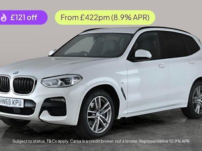 White Used 2019 BMW X3 M Sport SUV | £24,323 (Fair price)