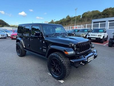Black New 2025 Jeep Wrangler Sahara SUV | £62,500