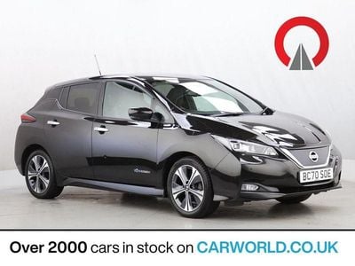 Black Used 2020 Nissan Leaf Tekna Hatchback | £8,990 (Fair price)
