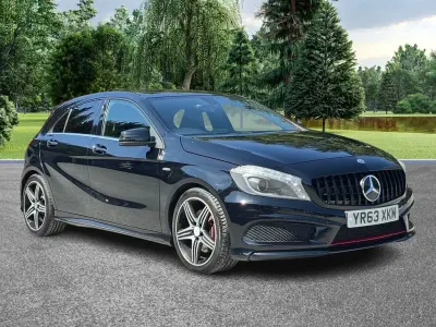 Used Mercedes A250 AMG 211 HP (155 kW) 2013 Black Hatchback
