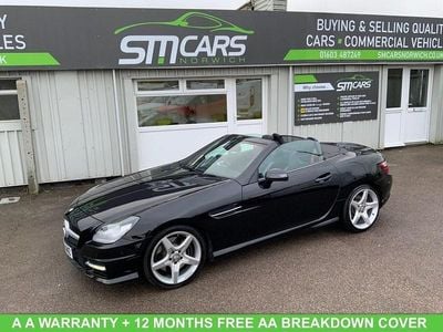 Used Mercedes SLK200 AMG 184 HP (135 kW) 2015 Black Cabriolet