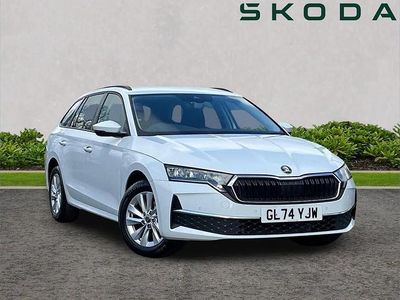 Used Skoda Octavia SE Technology 150 HP (110 kW) 2024 Moon white metallic Estate
