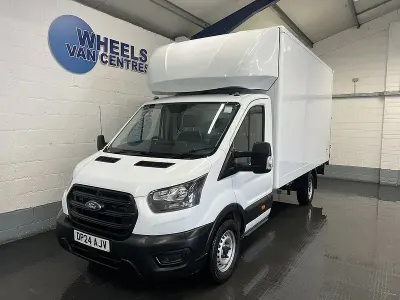 Used Ford Transit 130 HP (95 kW) 2024 White Cabriolet