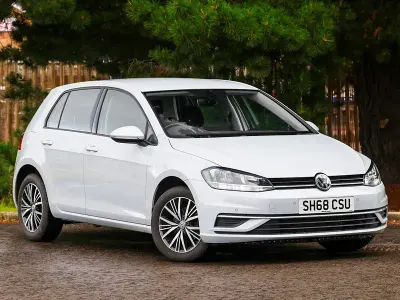 Used VW Golf VII SE 110 HP (80 kW) 2018 Silver Hatchback